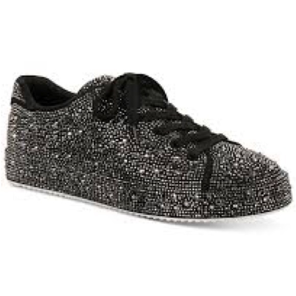 INC International Concepts Shoes - I.N.C Women's Lola Pewter Bling Sneakers